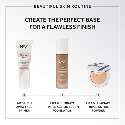 No7 Airbrush Away Illuminating Face Primer - Radiance Boosting 30ml