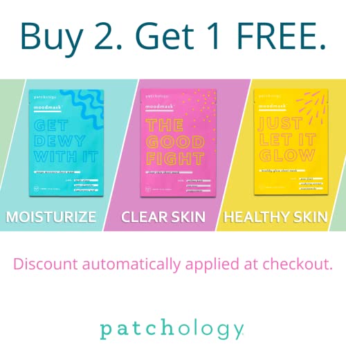Patchology Let It Glow Hydrating Facial Sheet Mask - 1 Pack
