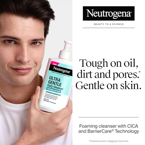 Neutrogena Ultra Gentle Foaming Facial Cleanser, 16 fl. oz - Fragrance Free for Sensitive Skin