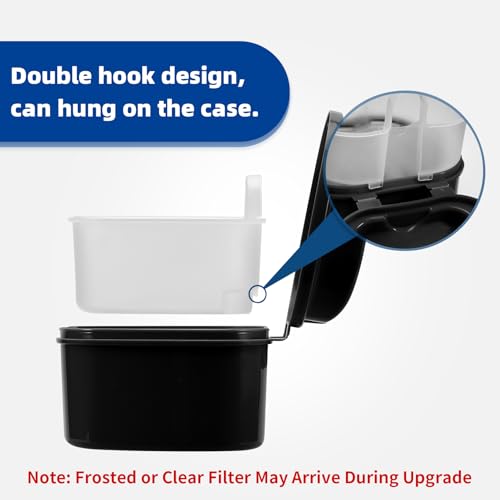 Annhua Denture Cleaning Case with Strainer - Portable Soaking Container