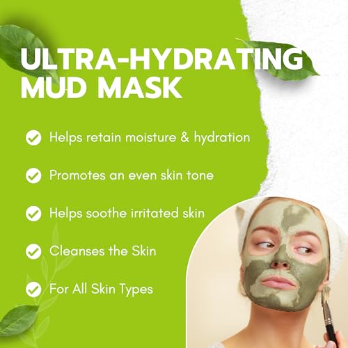 Matcha Green Tea Mud Mask with Volcanic Clay - 3.53 Oz
