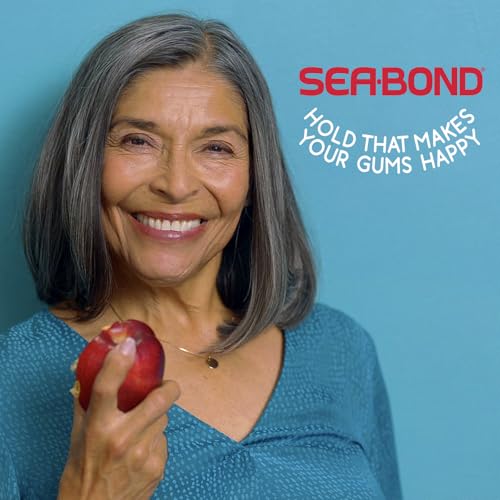 Sea Bond Denture Adhesive Seals Uppers Pack of 30 - Original Flavor, Zinc-Free