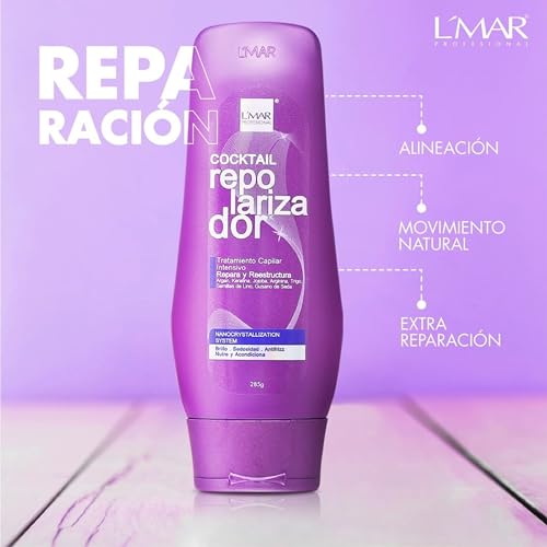 L'MAR Repolarizing Hair Treatment for Damaged Hair, 285g