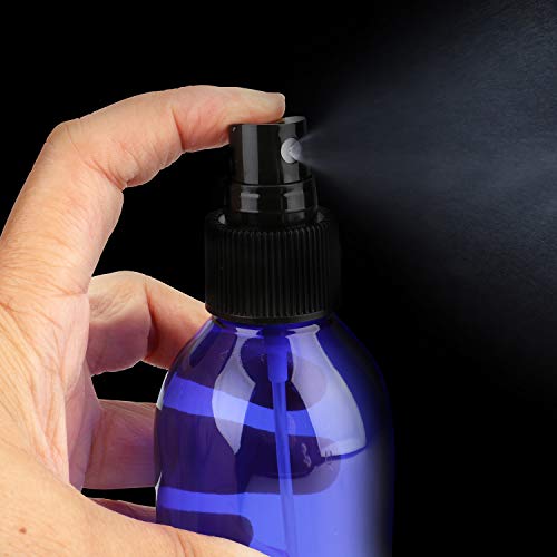 Tosnail 12 Pack 8 Oz Plastic Spray Bottles with Black Mist Sprayer