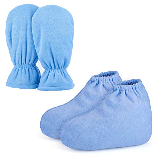 Segbeauty Medium Paraffin Wax Mitts & Booties with Elastic Opening