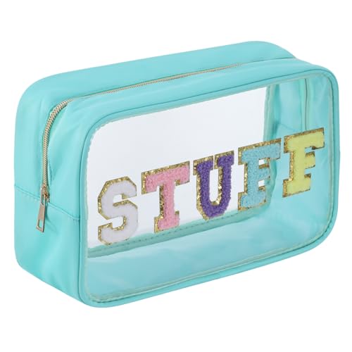 YudeYg Lake Blue Travel Medicine Organizer & Toiletry Bag for Women