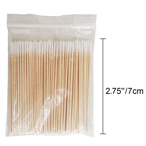 1000 Pcs Pointed Cotton Swabs with Wooden Handles for Makeup and Cleaning