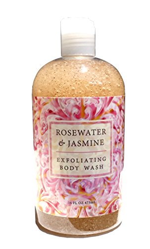 Greenwich Bay Jasmine Exfoliating Body Wash with Loofah & Shea Butter - 16 oz