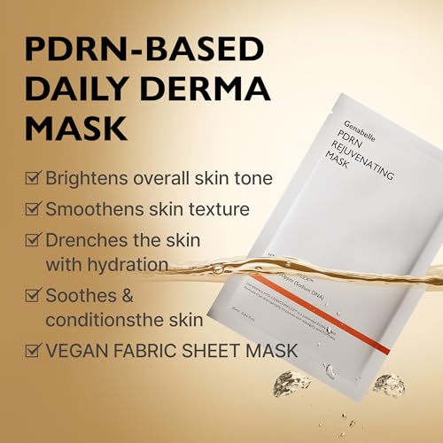 Genabelle PDRN Rejuvenating Mask Sheet - Hydrating Salmon DNA Skin Care