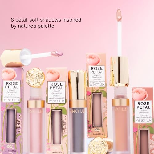 Winky Lux Rose Petal Liquid Eyeshadow - Chamomile Matte, 12-Hr Wear