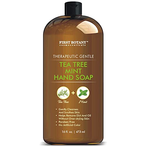 First Botany Tea Tree & Mint Liquid Hand Soap, Moisturizing with Coconut Oil