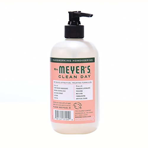Mrs. Meyer’s Geranium Liquid Hand Soap 12.5 oz Pack of 2 - Uplifting Scent