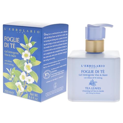 L'Erbolario Tea Leaves Shower Gel - Nourishing & Moisturizing Bath & Shower Foam