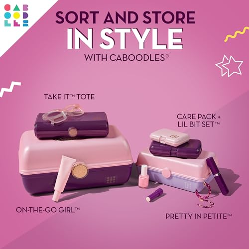 Caboodles Care Pack & Lil Bit Set - Compact Travel Makeup Organizers
