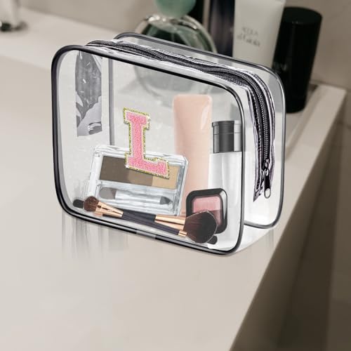 TSA Approved Clear Toiletry Bag - Portable Makeup Organizer for Travel