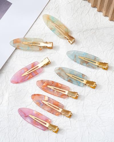Mesovor 8 Pack No Crease Hair Clips for Women, Non-Slip & Durable