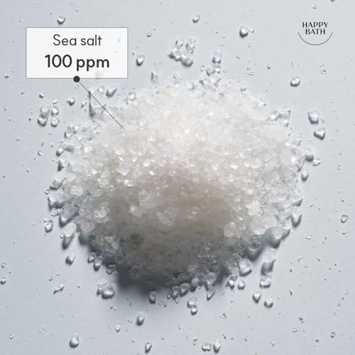 HAPPY BATH Deep Sea Salt Facial Cleanser - Exfoliating Face Wash, 5.29oz