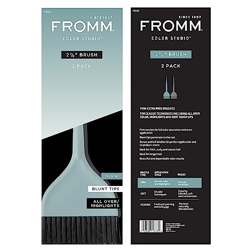 Fromm Color Studio 2-7/8" Extra Wide Firm Color Brush Set (2 Pack) Blunt Tips