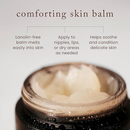 Nemah Nipple Cream, Nipple Cream For Breastfeeding, 2 In 1 Nursing Balm And Lip Balm, Non-Greasy Balm With Calendula Jojoba Mango For Dry Skin, Postpartum Essentials, Vegan and Cruelty-Free, 1 Oz