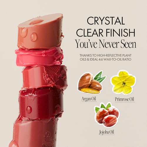 rom&nd Glasting Melting Lip Balm - Hydrating Tinted Gloss 0.12 oz - #06 Kaya Fig