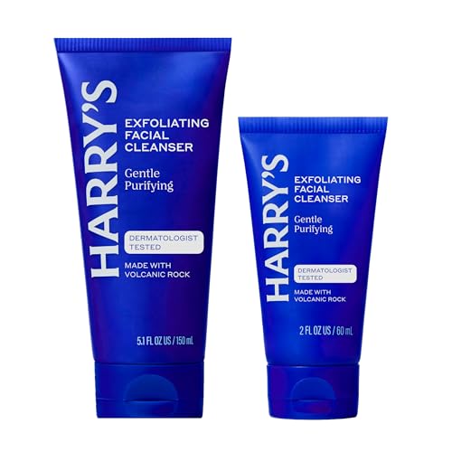 Harry's Exfoliating Face Wash for Men - Gentle Cleansing Scrub with Volcanic Rock, 7.1 Fl. Oz