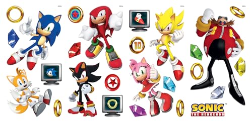 Sonic the Hedgehog Wall Decals - Peel and Stick Characters Set