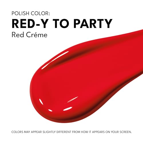 RC Red Carpet Manicure F&P LED Gel Nail Color - Red-Y To Party
