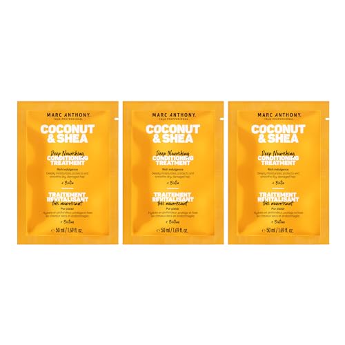 Marc Anthony Coconut Shea Deep Conditioning Hair Mask Sachets - Frizz Taming & Ultra Moisturizing