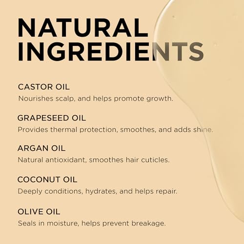 African Pride Moisture Miracle Hair Oil - 5 Essential Oils with Vitamin E, 4 oz