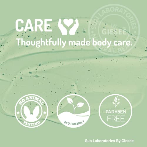 Sun Laboratories Exfoliating Body Gel with Exfoliating Gloves, 8 oz