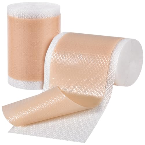 KISEER 2 Rolls Silicone Scar Sheets 1.6 x 60 Inch for Scar & Keloid Removal