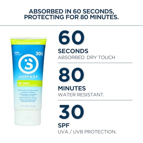 Surface SPF 30 Dry-Touch Sunscreen Lotion - 6oz, Reef Safe, Water Resistant
