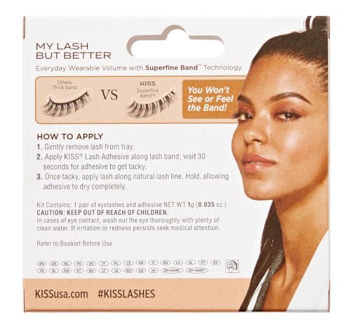 KISS My Lash But Better So Real False Eyelashes - 3 Pair Pack