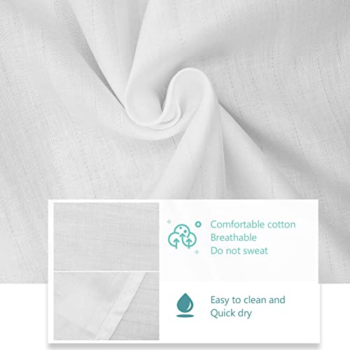 FOMIYES Cotton Massage Table Sheet with Face Hole Cover - 87 x 46 Inches