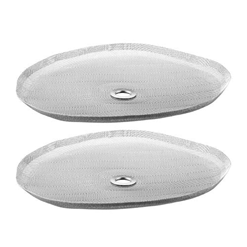 304 Stainless Steel French Coffee Press Replacement Screens - 2 Pcs