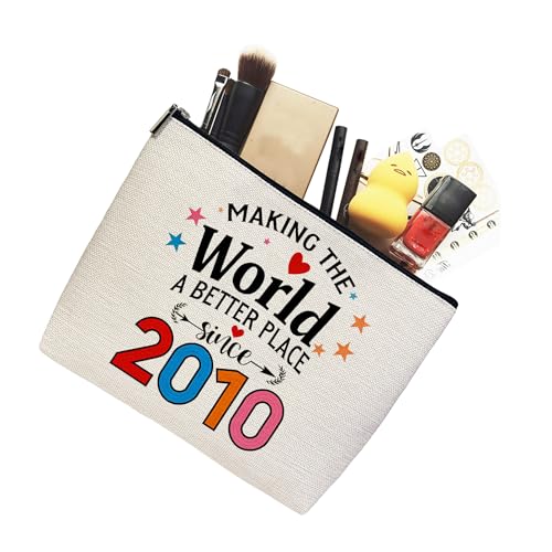Personalized Sweet 16 Makeup Bag - Waterproof Cosmetic Bag 2010