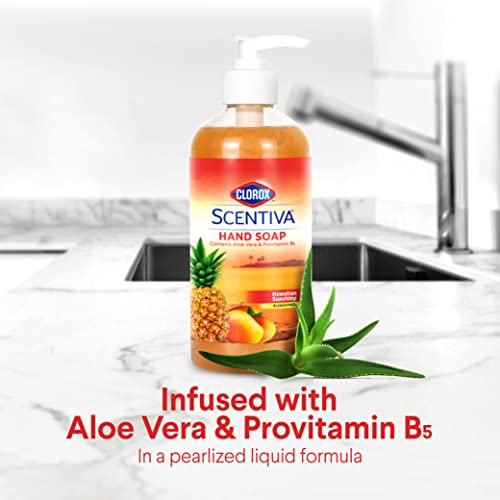 Clorox Scentiva Liquid Hand Soap - Hawaiian Sunshine, 14 Fl Oz