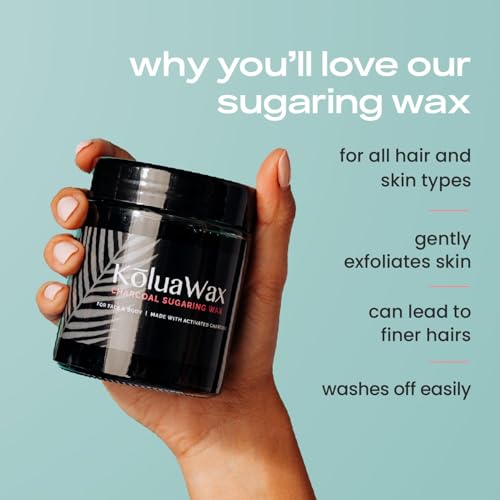 KoluaWax Vegan Sugar Wax Kit for All Skin Types - Hair Removal