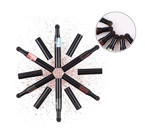 XICHEN 6-Color Air Cushion Nail Powder Pen – Holographic Chrome Effect
