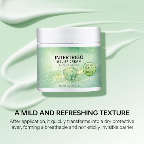 Azirkel Intertrigo Cream - Skin Fold Barrier Cream for Chafing & Moisture