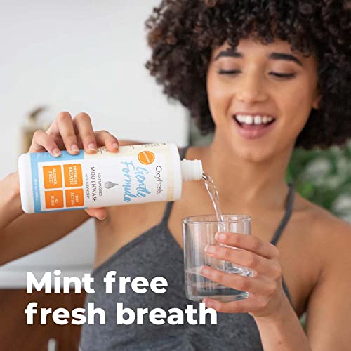 Oxyfresh Ultra Sensitive Unflavored Mouthwash 16 Fl Oz - Gentle, Alcohol-Free, No Mint