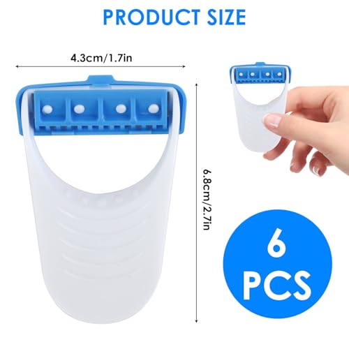 Disposable Horse Grooming Razors - 6 Pack with Stainless Steel Blades