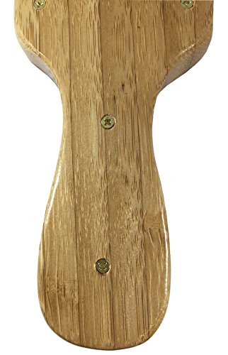 Bass Classic Men's Club Hair Brush, 100% Wild Boar Bristle & Bamboo Handle