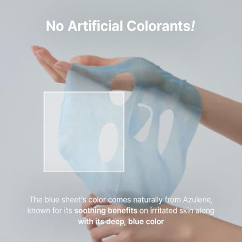 Dr.Althea Aqua Blue Hydration Mask Pack of 4 - Korean Vegan Skincare for Sensitive Skin