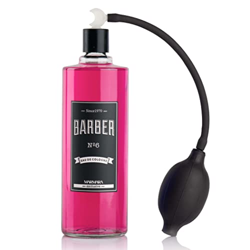 Marmara Barber Cologne No. 6, 500ml - Long-Lasting Aftershave Splash