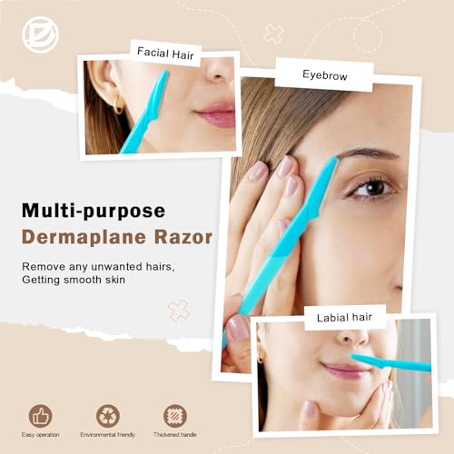 21PCS Eyebrow Razors & Trimmers - Facial Hair Removal Tool