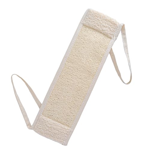Natural Loofah Back Scrubber for Shower - Exfoliating 1 Count