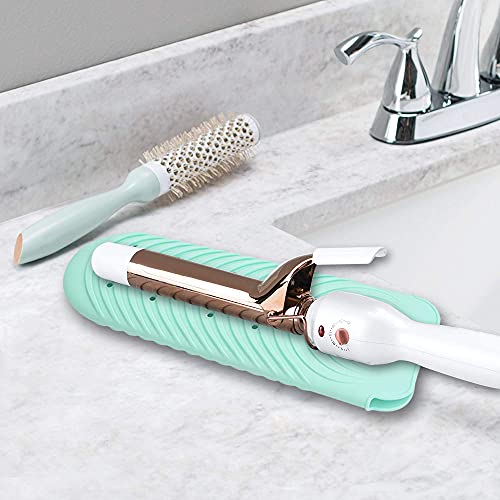 Ryke Kukkri Green Heat Resistant Mat & Pouch for Hair Tools - 1 Pack