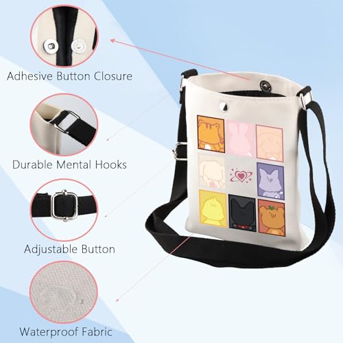 Korean Music Group Canvas Tote Bag - Reusable Shopping & Travel Bag