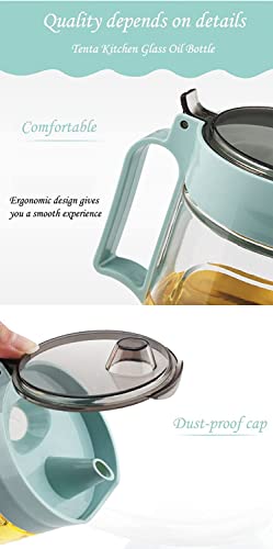 TENTA KITCHEN Olive Oil and Vinegar Dispenser Bottle - 550ml